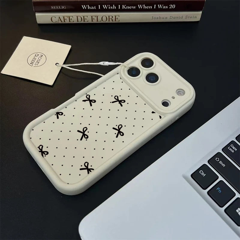 Luxury Pink Cartoon Bow Tie Case For Xiaomi Redmi 15C 15 14C 13C 12C A5 Note 12 13 14 15 Pro Plus 5G 4G 11 11S Protection Cover