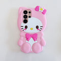 Kawaii Sanrio Hello Kitty Girlish Case For Samsung Galaxy S26 Ultra S25 S24 S23 S22 Plus FE A57 A37 A56 A36 A55 Shockproof Cover