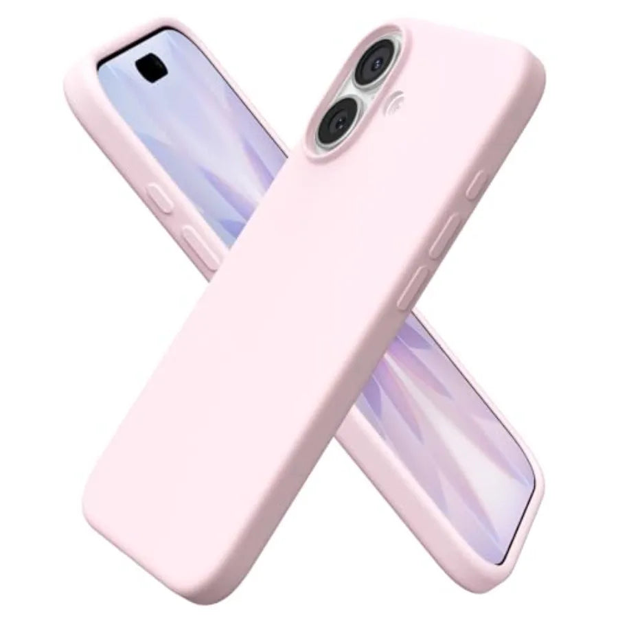 Compatible with iPhone 17 Case 6.3, Slim Liquid Silicone 3 Layers Full Covered Soft Gel Rubber Phone Case Protective Cover 6.3