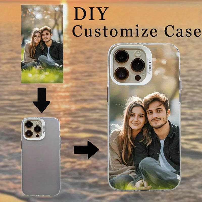 Customized Case For iPhone 17 16 15 14 13 12 11 Pro Max Mini SE 2020 2022 Air XS XR 7 8 Plus 16e DIY Photo Cover