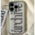 Luxury Archive Phone Case for IPhone 17 17e 16e 16 15 14 13 12 11 Air Pro Max X XR 8 7 Plus Electroplated Drip Glue Cover