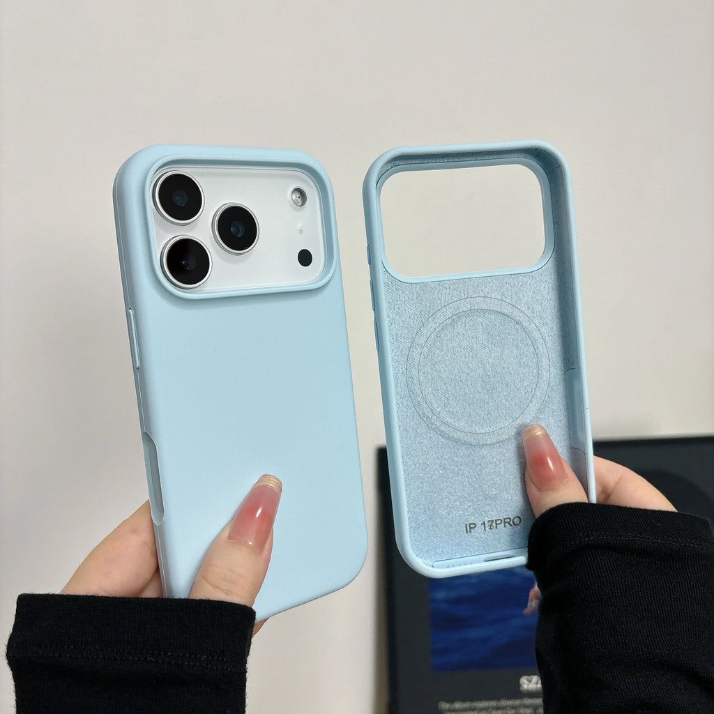 New Liquid Silicone Magnetic For Magsafe Case For iPhone 17 Air 16 15 14 13 12 11 Pro Max Plus Wireless Charge Matte Solid Cover