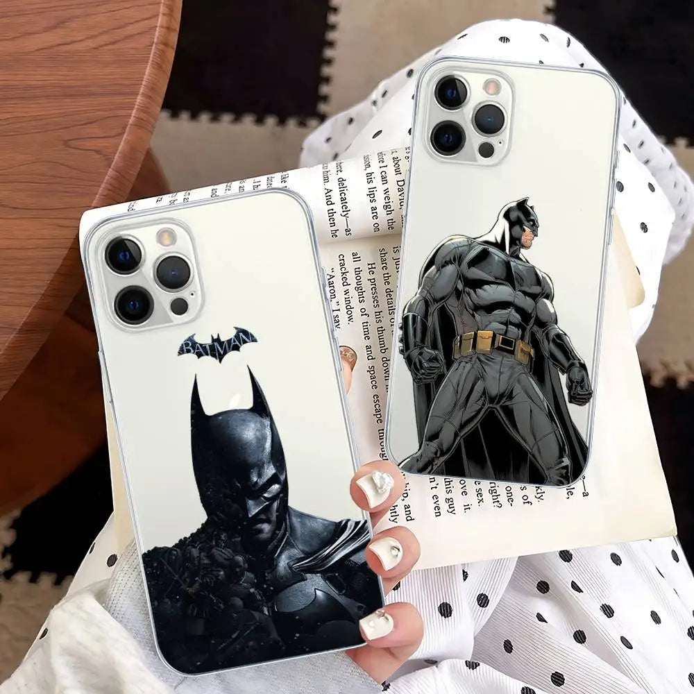 Cool B-Bat-mans For iPhone 17 16 16e 15 14 13 12 11 Pro Max Mini Plus Phone Case