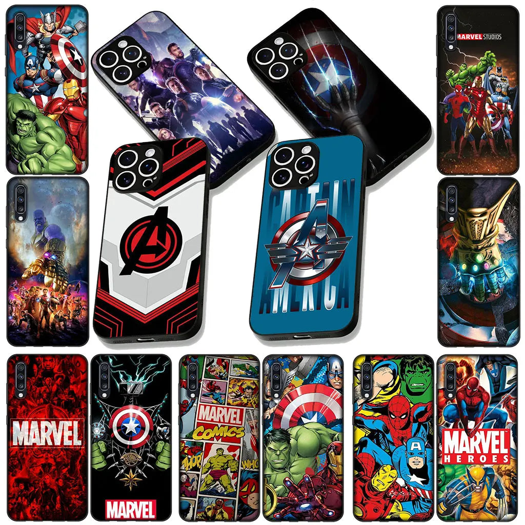 Cover for Motorola Moto G86 G14 G35 G34 G45 G55 G64 G75 G85 G24 G15 G54 G57 Power Case Superheroes Marvels Iron Man Avengers