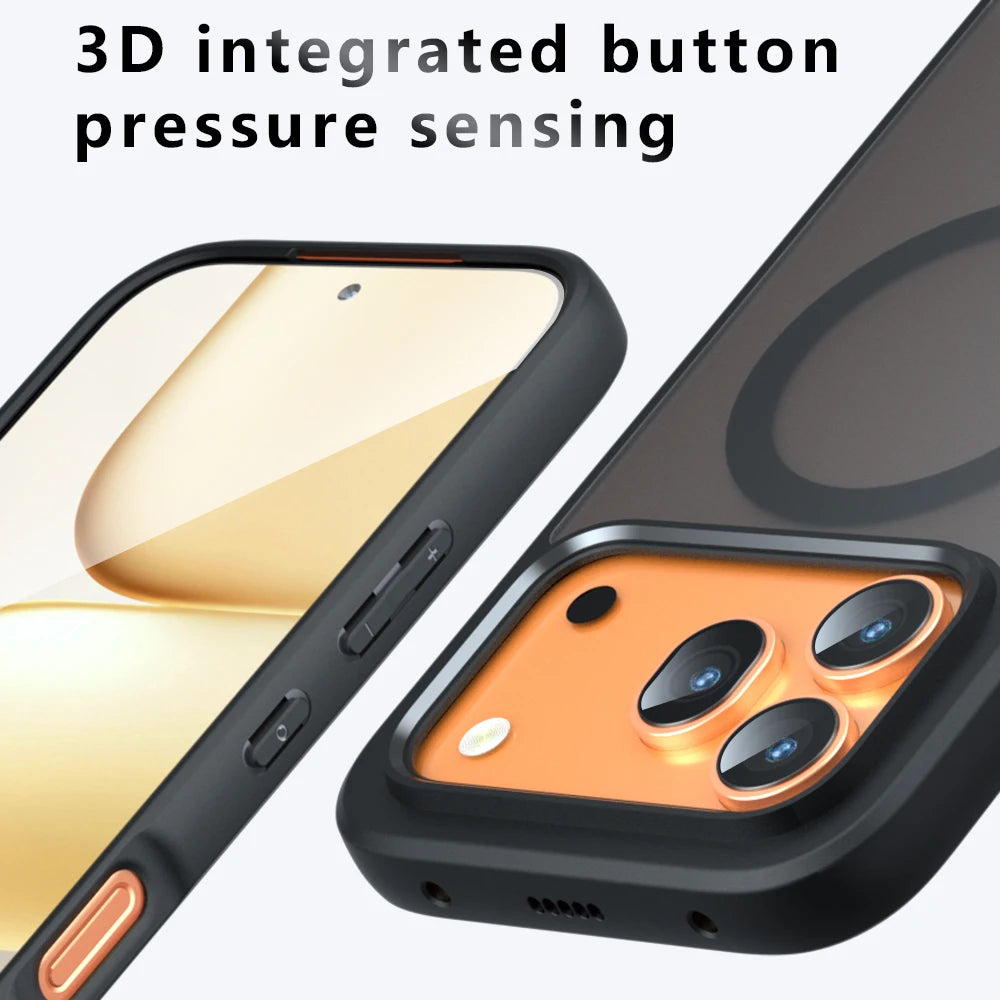 For Magsafe Magnetic Wireless Charging Case For Honor 600 Pro Honor600 Honor600Pro 5G Shockproof Back Coque