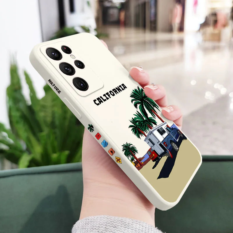 Travel Road Phone Case For Samsung Galaxy S26 Plus Ultra Silicone Cover