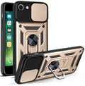 Anti-Scratch Military Grade Armor Case For iphone 7 8 6 6s Plus SE 2020 Phone Magnetic Ring Camera Lens Holder Cover