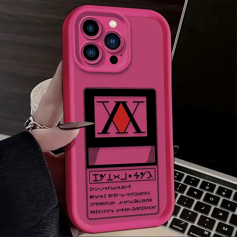 Anime HUNTER×HUNTER Phone Case For iPhone 17 Air 16 16E 15 14 13 12 11 Pro Max X XS X S Max XR SE 2020 SE4 7 8 Silicone Cover