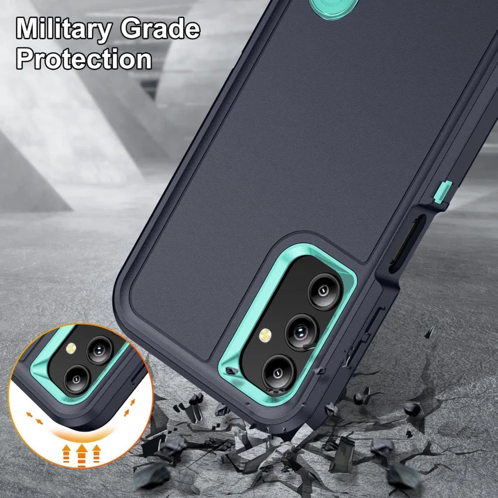 Rugged Military Grade Anti-Drop Matte Case With Kickstand For Samsung Galaxy S26 Plus S25 S24+ S23 FE S22 Ultra Protector Cover