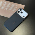 Carbon Fiber Texture for MagSafe Phone Case for iPhone 17 17Pro Max 16 15 14 Magnetic Alloy Lens Wireless Charging Frosted Cover