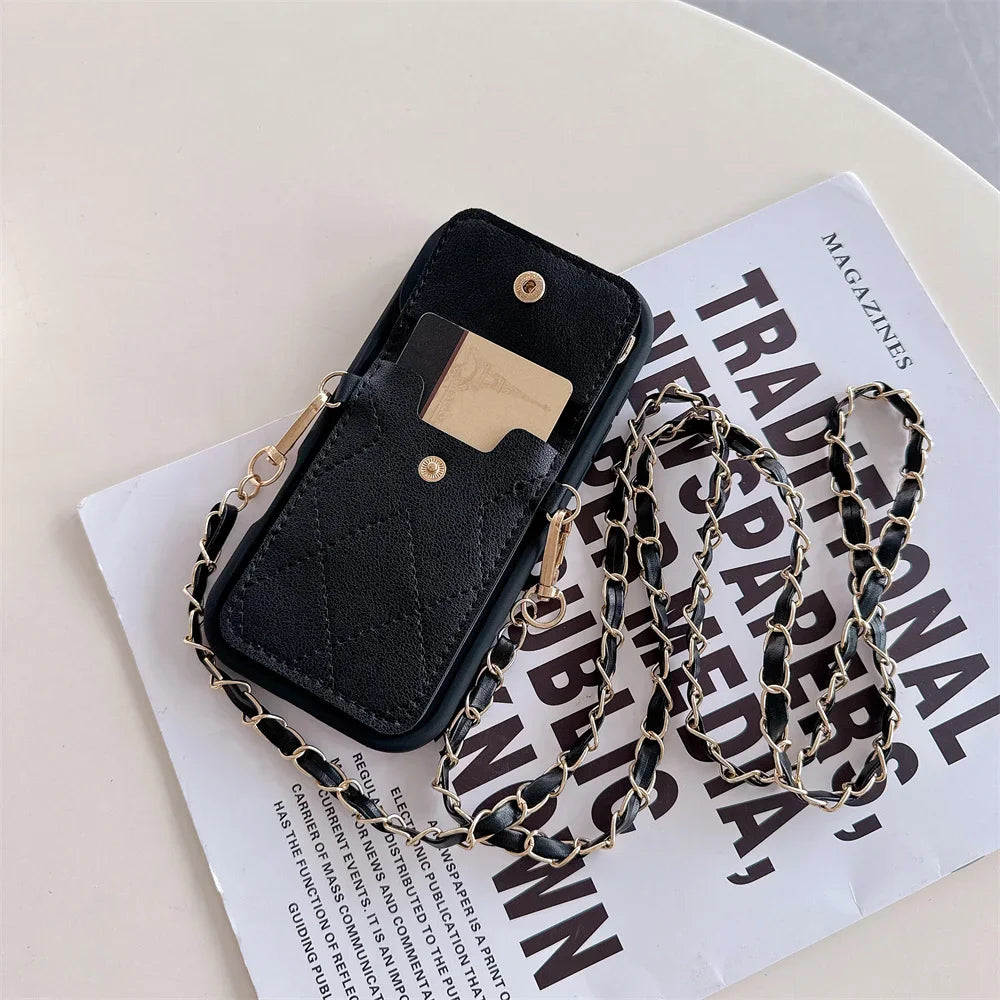 3D Cute Bear Wallet Card Holder Crossbody Lanyard Case For iPhone 17 Air 16 Pro Max 14 12 11 13 15 Plus X XS SE 2020 2022 6 7 8