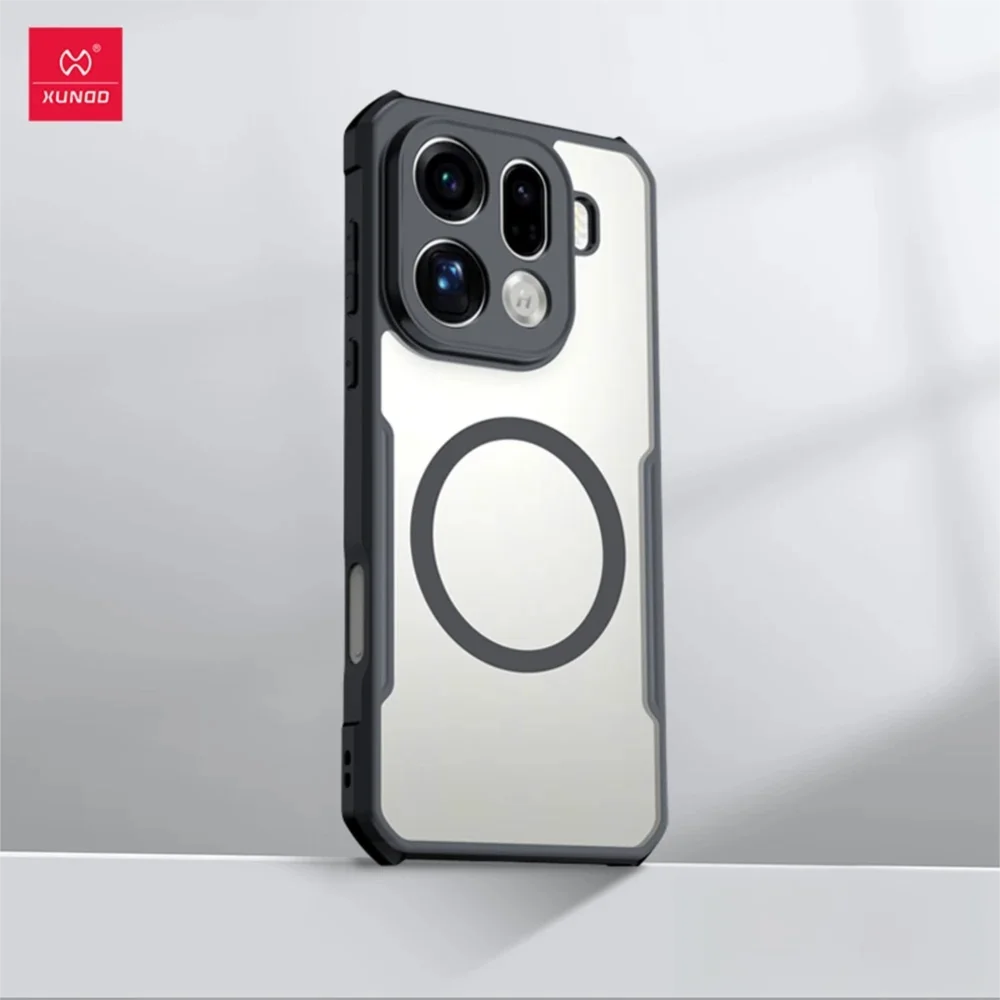 Xundd For OPPO Find X9 Pro Find X9 Magnetic Case Airbag Shockproof Camera Protection TPU&Acrylic 360 ° Rotating Stand  Cover