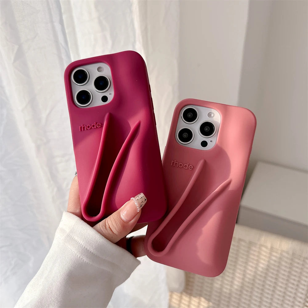 Lemon Color Soft Hot Case For iPhone 17 Pro Max Air 15 14 13 12 16 17 ProMax Rhode Phone Cases Gray Toast Ribbon Silicone Cover
