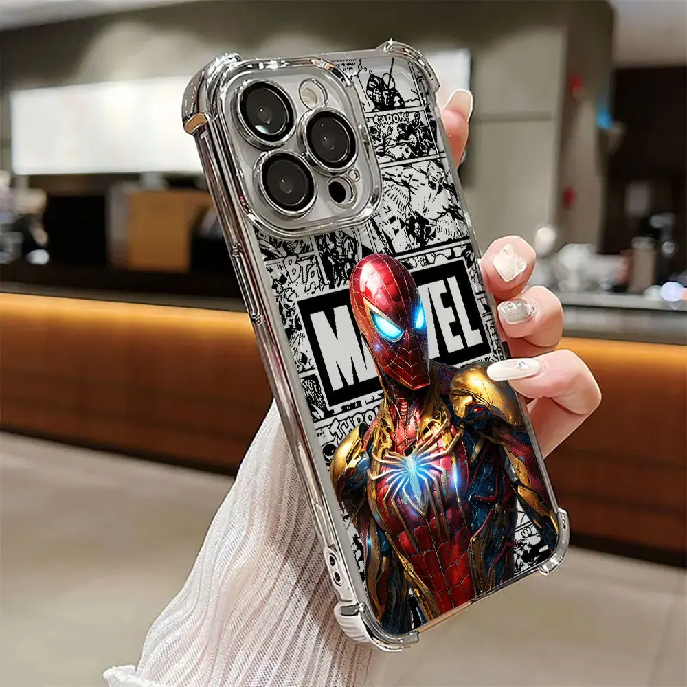 Marvel Spiderman Ironman Comic Phone Case For Xiaomi Poco X8 Pro Max Cases X5 X6 X7 F4 F5 F7 Pro F8Ultra M7 X8Pro Silicone Cover