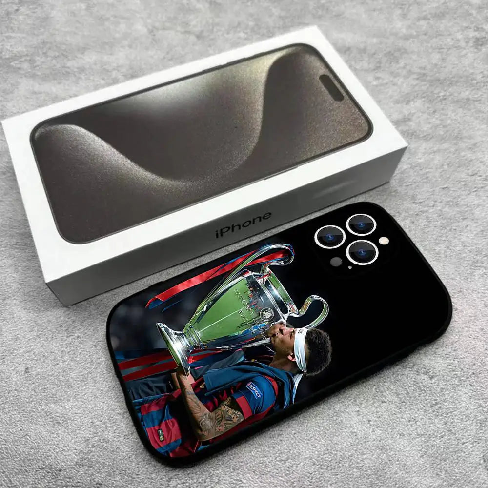 Football 10 For N-NeYmAr Phone Case For iPhone 17,16,15,14,13,12,Pro,Max,Plus,E,SE4,Air,Mini Black Soft Box