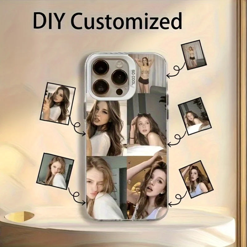 Personalization Custom Multi Photo IMD Phone Case For iPhone 16 15 14 13 12 11 Pro Xs Max X XR Mini 16e 7 8 Plus SE 2020 2022
