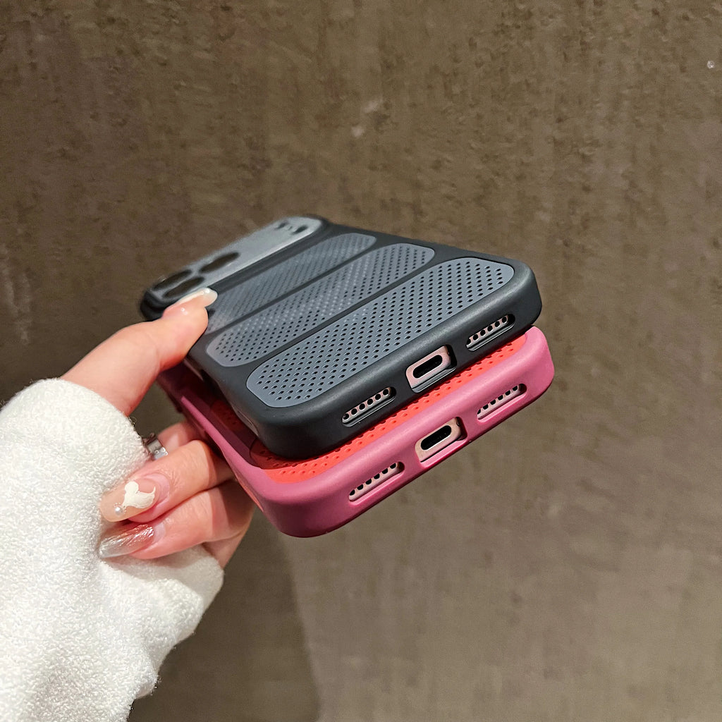 Summer Heat Dissipation Magnetic For Magsafe Case For iPhone 17 Pro Max  13 14 15 16 Lens Glass Film Hard Bumper Cover