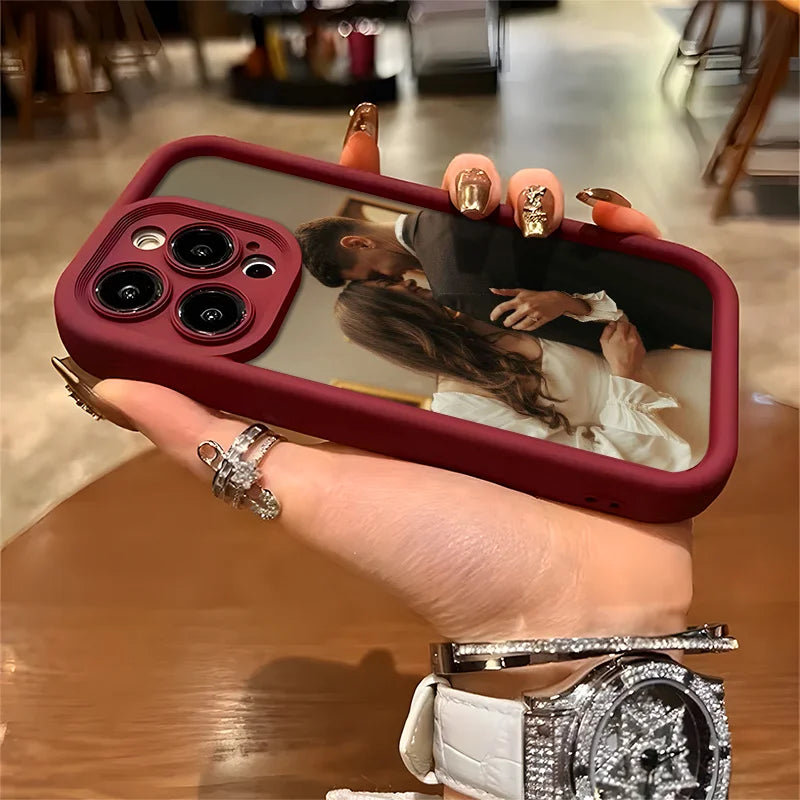 DIY Customised Couple Photo Soft Case For iPhone 17 16 16E 15 14 13 12 11 Pro Max Mini SE 2020 2022 XS XR 6 7 8 Plus AIR Cover