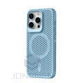 Heat Dissipation For Magsafe Magnetic Case For iPhone 16 15 14 13 12 17 Pro Max Luxury Cooling Breathable Wireless Charge Cover