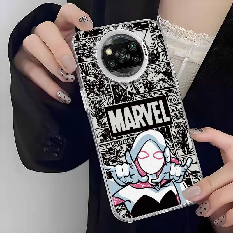 S-Spider Maner science fiction For Xiaomi Redmi Note 15 14 13 12 11E 11S 11 Pro Plus Lite Max Colorful Silicone Soft Phone Case
