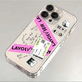 V LAYOVER TaeHyung Clear Case For Samsung A73 A72 A71 A55 A52 A51 A50 A35 A33 A32 A31 A30 A24 A23 A22 A13 A12 A05 5G Cover