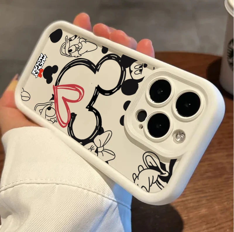 Anime MickeyS MinnieS Phone Case for Motorola Moto Edge 70 G86 G56 50 G35 G34 G75 G PLAY G85 60 Neo Fusion Stylus Pro Ultra 4G5G