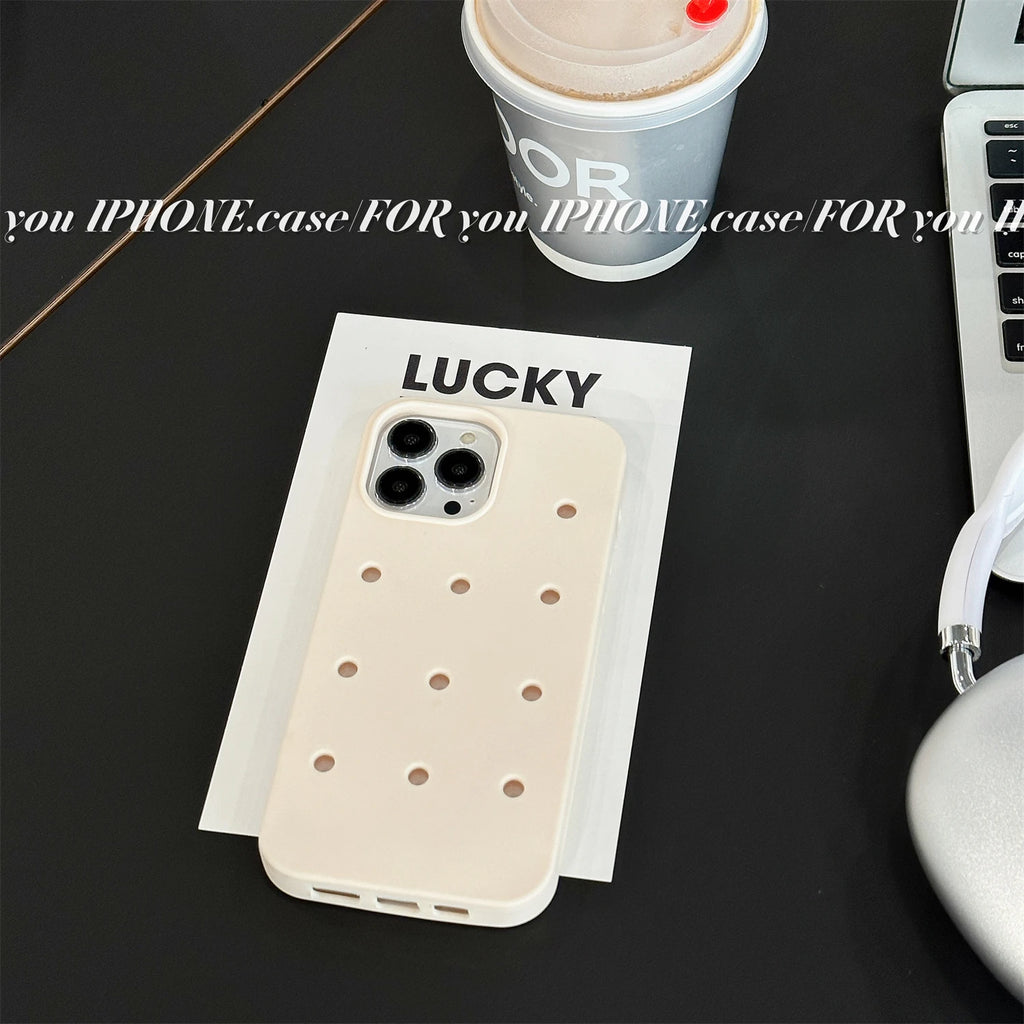 For Crocs Charming Silicone Case For iPhone 17 16 15 14 13 12 11 Pro Max Shockproof Cover
