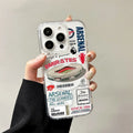 A-madrids-realss-P Wireless Charging Case for iPhone 17 Air 16 E 15 14 13 12 Mini 11 Pro Max Transparent Acrylic Silicone Cover