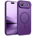 Original Case For iPhone 17 Air 16 15 14 13 12 17 Pro Max Plus For Magsafe Magnetic Wireless Charge Lens Protector Matte Cover