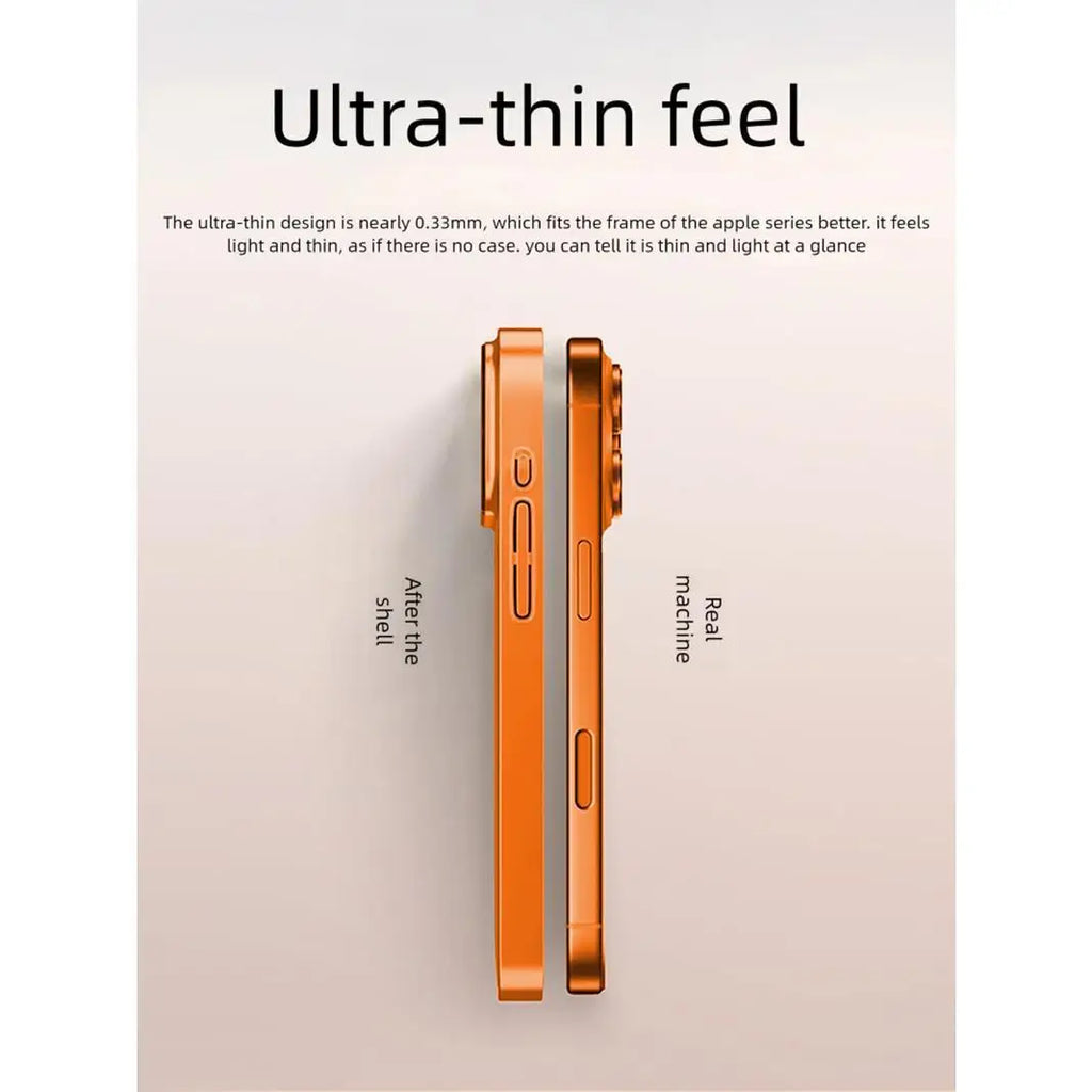 Original Glass Nano Matte Case For iPhone 17 Air 16 15 14 13 Pro Max 17Pro Magnetic For Magsafe Wireless Charging Armor Funda