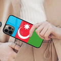 Azerbaijan Flag Magnetic Phone Case For APPLE iPhone 17 Air 16 14 13 12 Pro Max 15 Plus Wireless Charge With MagSafe Cover