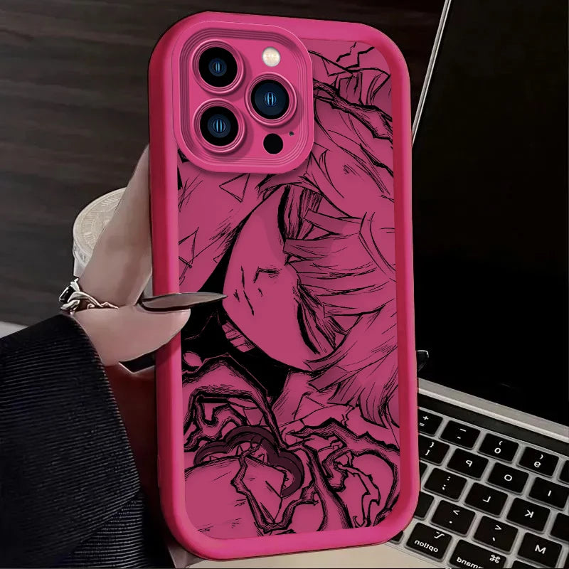 Anime Zenitsu Inosuke Phone Case For iPhone 17 Air 16 16E 15 14 13 12 11 Pro Max X XS X S Max XR SE 2020 SE4 7 8 Silicone Cover
