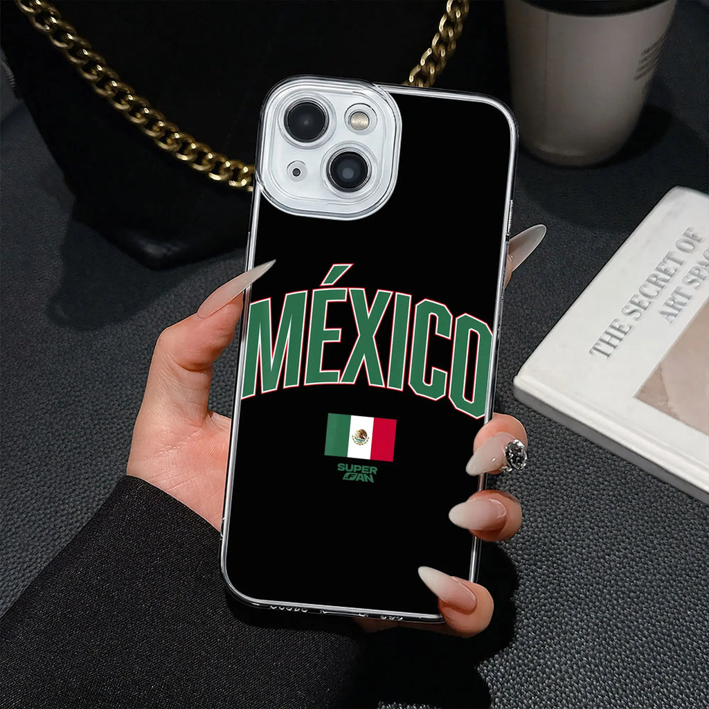 New Armor Bumper 2026 Mexico Soccer Fan Football aesthetic Phone Case for IPhone 17 16 15 14 13 12 11 Cover