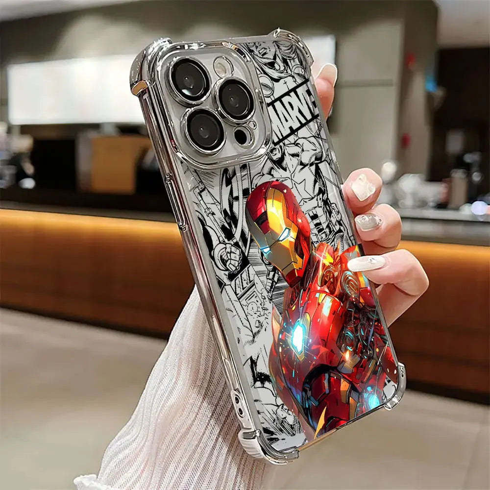 Iron Spider Man Phone Case For Xiaomi Poco X8 Pro Max Cases X5 X6 X7 F5 F7 Pro F8 Ultra M7 X8Pro Captain America Silicone Cover