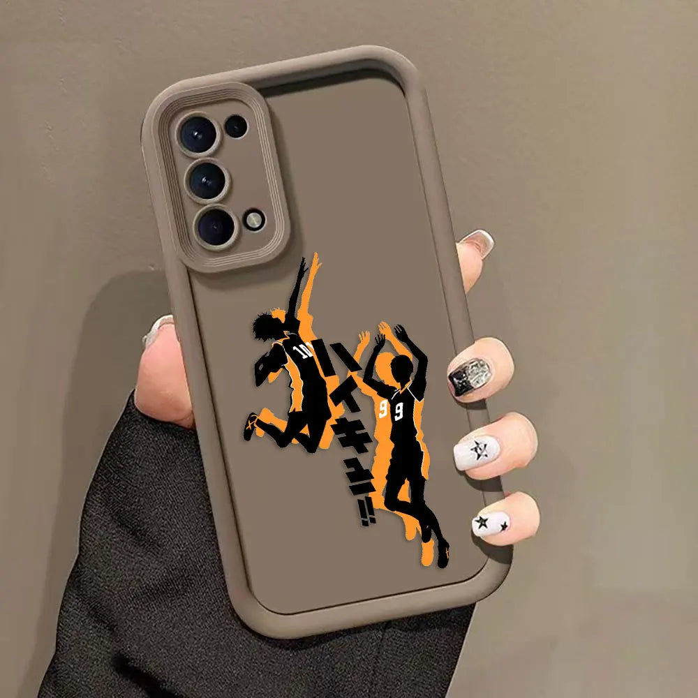 H-Haikyuu School Volleyball Phone Case For Samsung Galaxy S26 S25 S24 S23 S22 S21 FE S20 ULTRA PLUS TPU Case Shockproof Cover