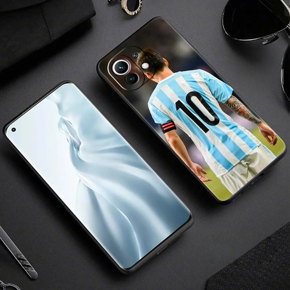 Football 10 Player Phone Case Cover for Xiaomi Mi 17 15 14 13 12 11 Ultra 15T 14T 13T 12T 11T Pro Lite 5G Soft TPU Shell Fundas