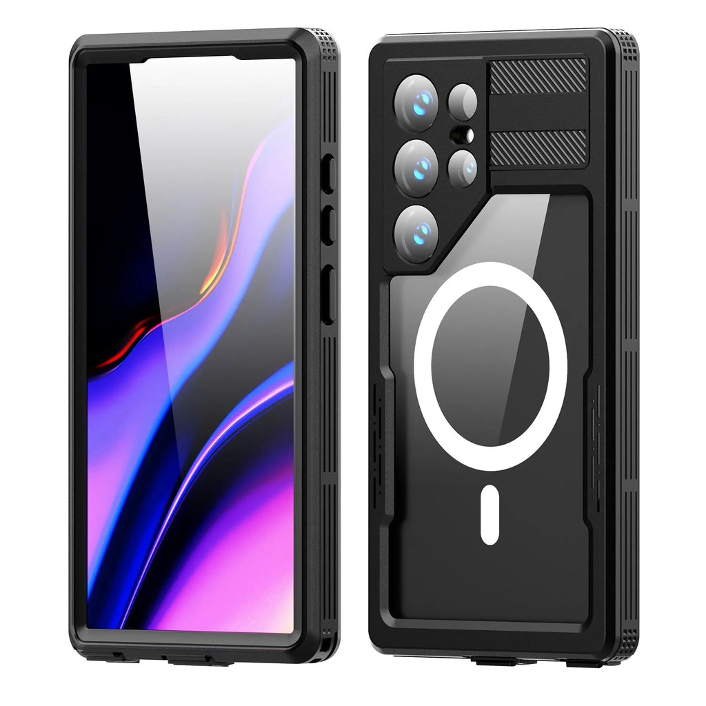 New IP68 Real Military Waterproof Case For Samsung S25 S24Ultra Plus Swim Diving Underwater Outdoor Full Sealed Protective Cover