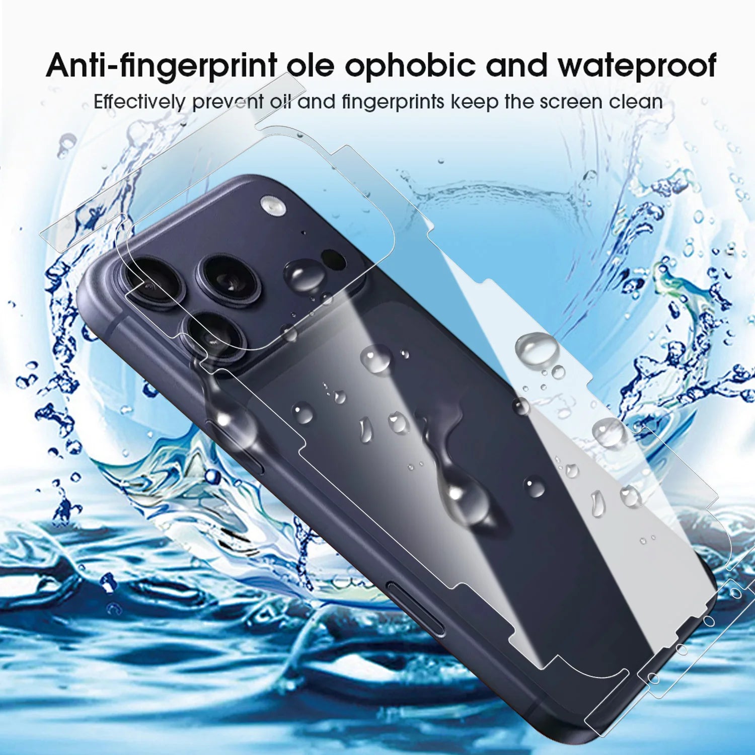3/2/1Set Flexible TPU Hydrogel Film Sidr Back Full Cover Screen Protectors for IPhone 17/17 Pro/17 Air/17 ProMax