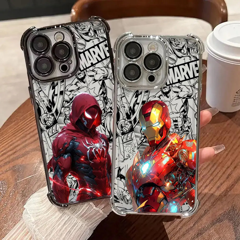Iron Spider Man Phone Case For Xiaomi Poco X8 Pro Max Cases X5 X6 X7 F5 F7 Pro F8 Ultra M7 X8Pro Captain America Silicone Cover