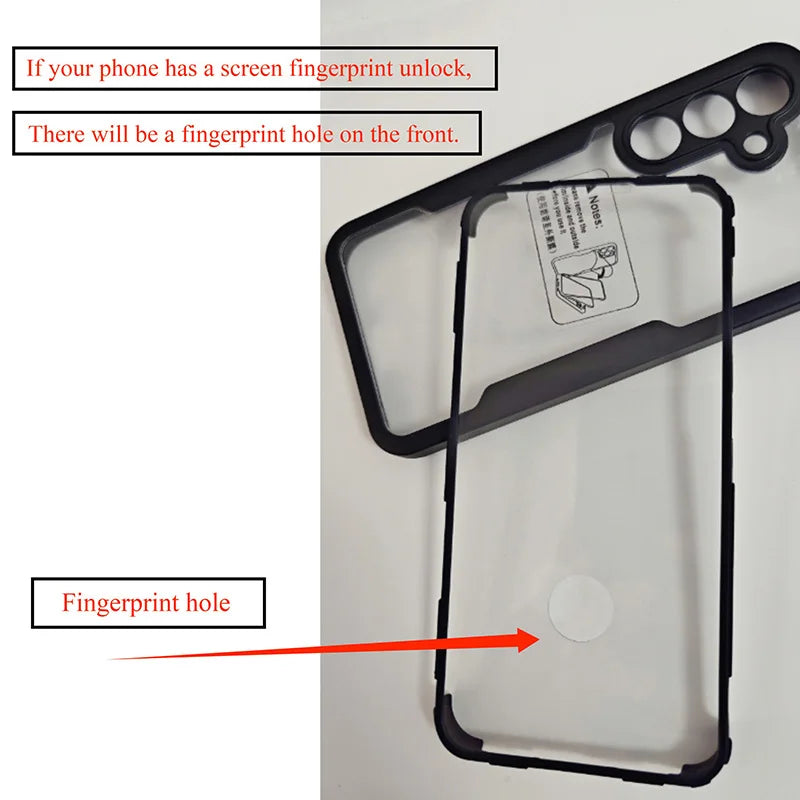 360 Full Body Protection Case For Samsung Galaxy S21 FE S22 S23 Plus S24 Ultra M02 M32 M33 M52 M53 Double Sided Shockproof Cover