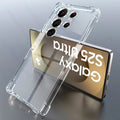 Anti-Yellow Transparent Soft Cover For Samsung S25 S26 Ultra Case Clear Crystal Shockproof Coque Samsang S 25 Edge S25Ultra S25+