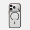 Luxury Transparent Magnetic Bumper Case For iPhone 17 16 Pro Max For Magsafe Wireless Charging Shockproof Clear Hard Back Cover