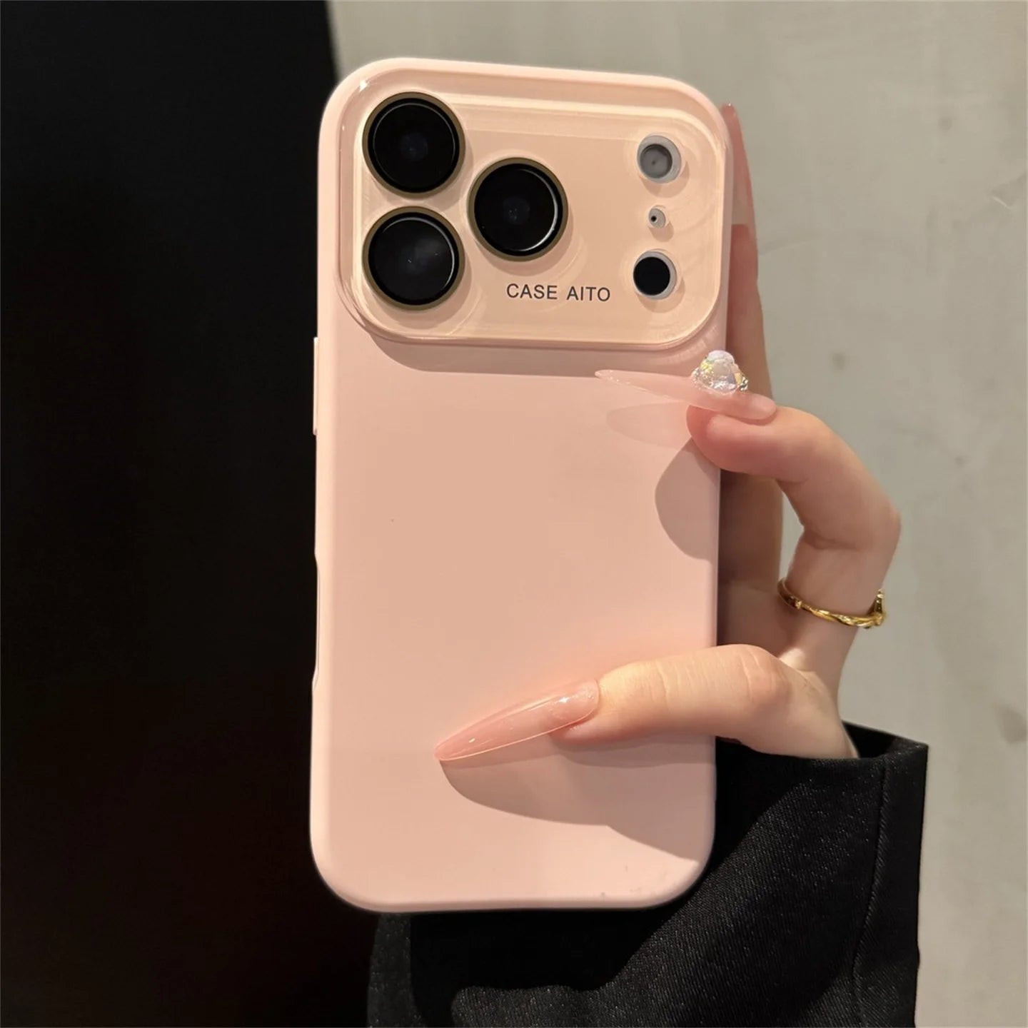 Luxury Original Silicone Glass Camera Lens Protect Soft Case For iPhone 12 13 14 15 16 17 Pro Max Air Soft Shockproof Cover