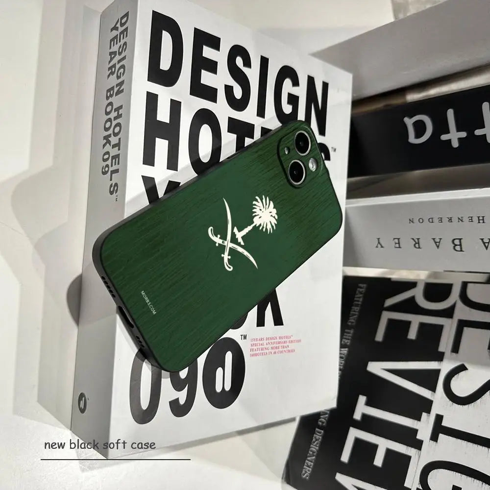 Kingdom Of Saudi Arabia Flag Phone Case for iPhone 16 15 14 13 12 11 Pro Max Mini X XR XSMax 8 7 6 6S Plus Soft Silicone Cover