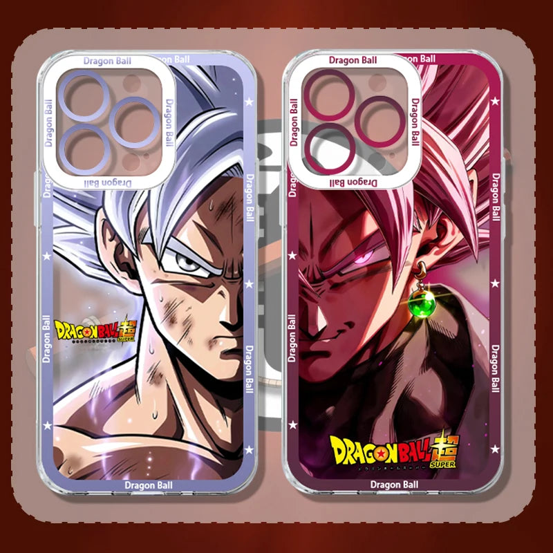 Anime Phone Case for D-DRAGON BALL SON GOKU KAKAROTTO iPhone 17 16 15 14 Pro Max Air 17E 13 12 11 ProMax Transparent Back Cover