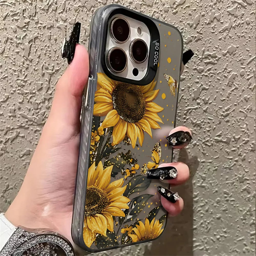 Flower Case For Samsung A56 5G A55 A54 A17 A07 A16 A15 A06 A53 A52 A36 A35 A34 A33 A14 A13 A05s S25 Ultra S24 FE S23 S22 Cover