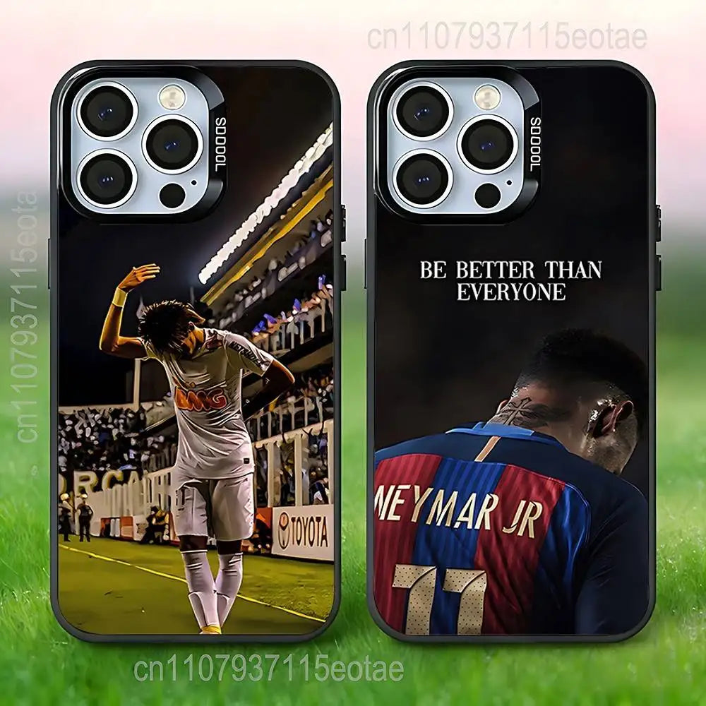 Football Sport N-Neymar_S COOL  Phone Case For iPhone 17,16,15,14,13,12,11,Pro,Max,Plus,E,Air,Mini Black Tpu IMD Cover