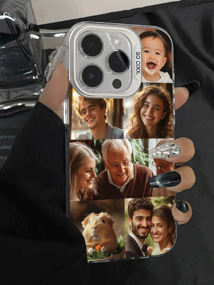 For iPhone 16 16e 15 14 13 12 11Pro Max Mini SE 2020 2022 XS XR 6s 7 8 Plus IMD Case DIY Photo Customized shockproof Back Cover