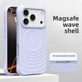 Offical Phone Case For iPhone Air 17 16 15  Pro Max Water Ripple Silicone For Magsafe Wireless Charge Magnetic Soft Cover