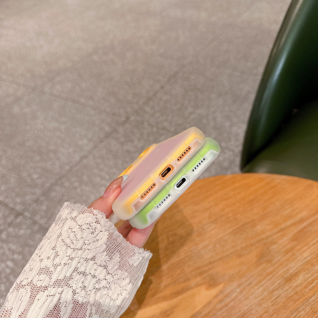Fashion Cute Cat Candy Color 2 IN 1 Magnetic Case for IPhone 17 16 15 14 13 12 Pro Max for Magsafe Wireless Charging Matte Cover